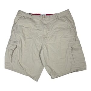 Dockers Men's Cargo Shorts 40 Loose‎ Fit Cotton Casual – Flaws/Fading See Pics